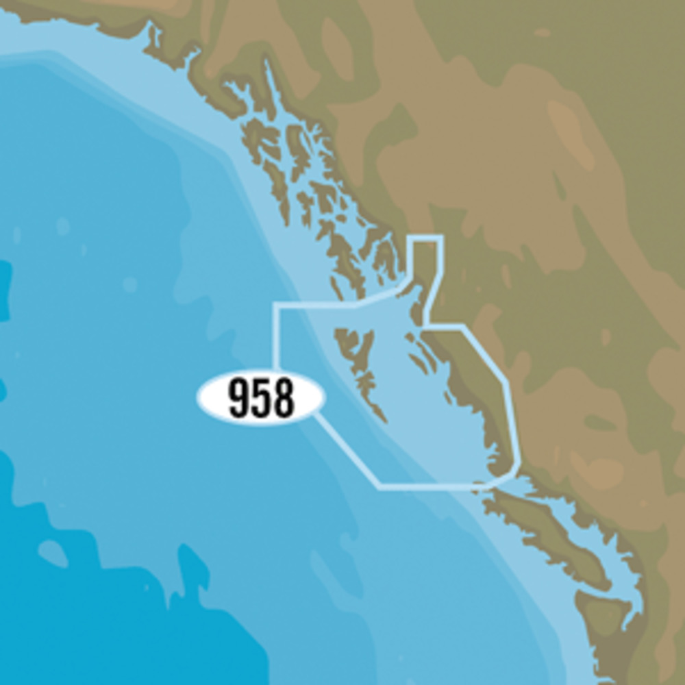 C-MAP MAX-N+ NA-Y958 - Queen Charlotte, SD to Dixon Entrance