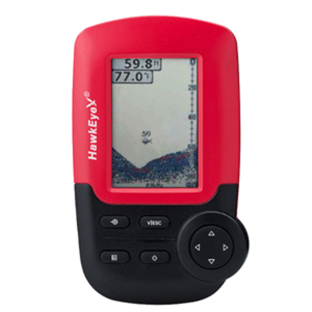 HawkEye FishTrax and #153; 1C Handheld Fish Finder w/HD Color VirtuView and #153; Display
