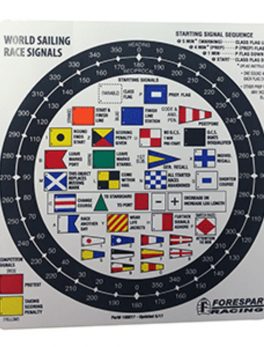Forespar Nash 207 Racing Signal Flag Label