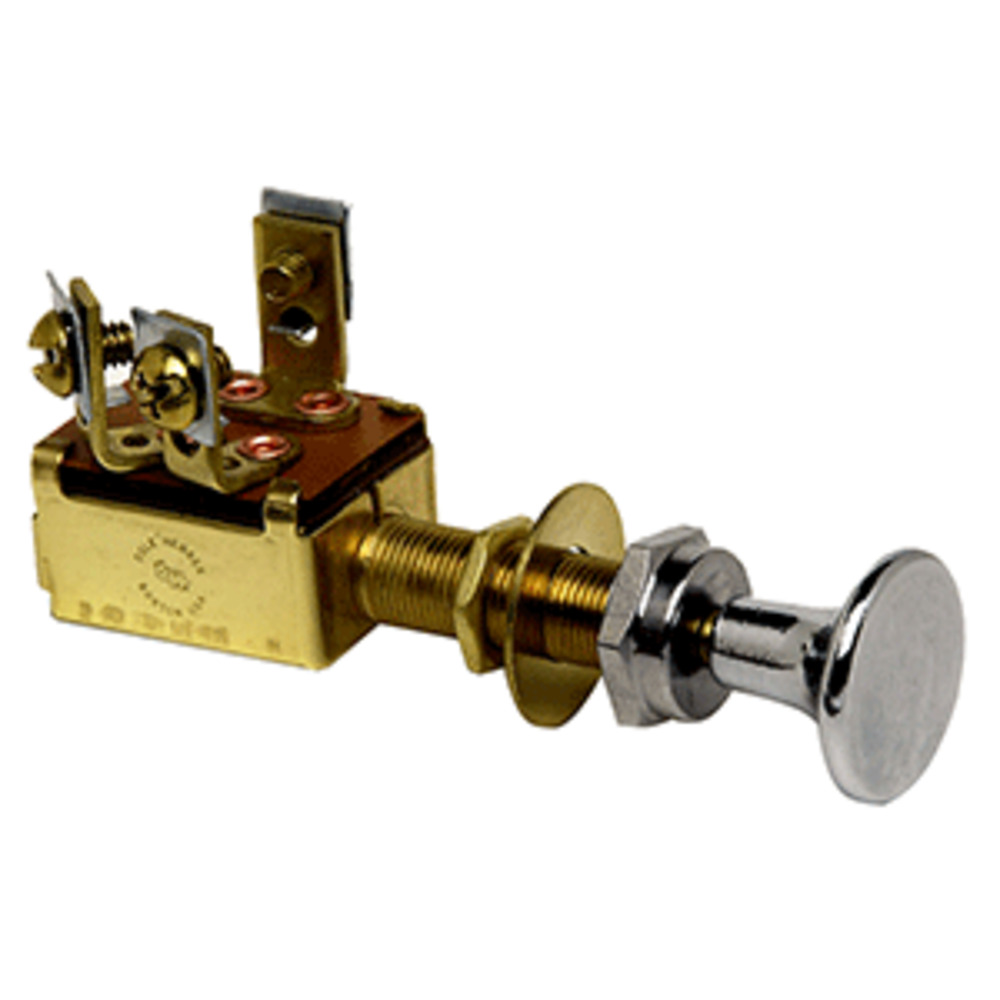 Cole Hersee Push Pull Switch SPDT Off-On1-On1 and amp;2 3 Screw