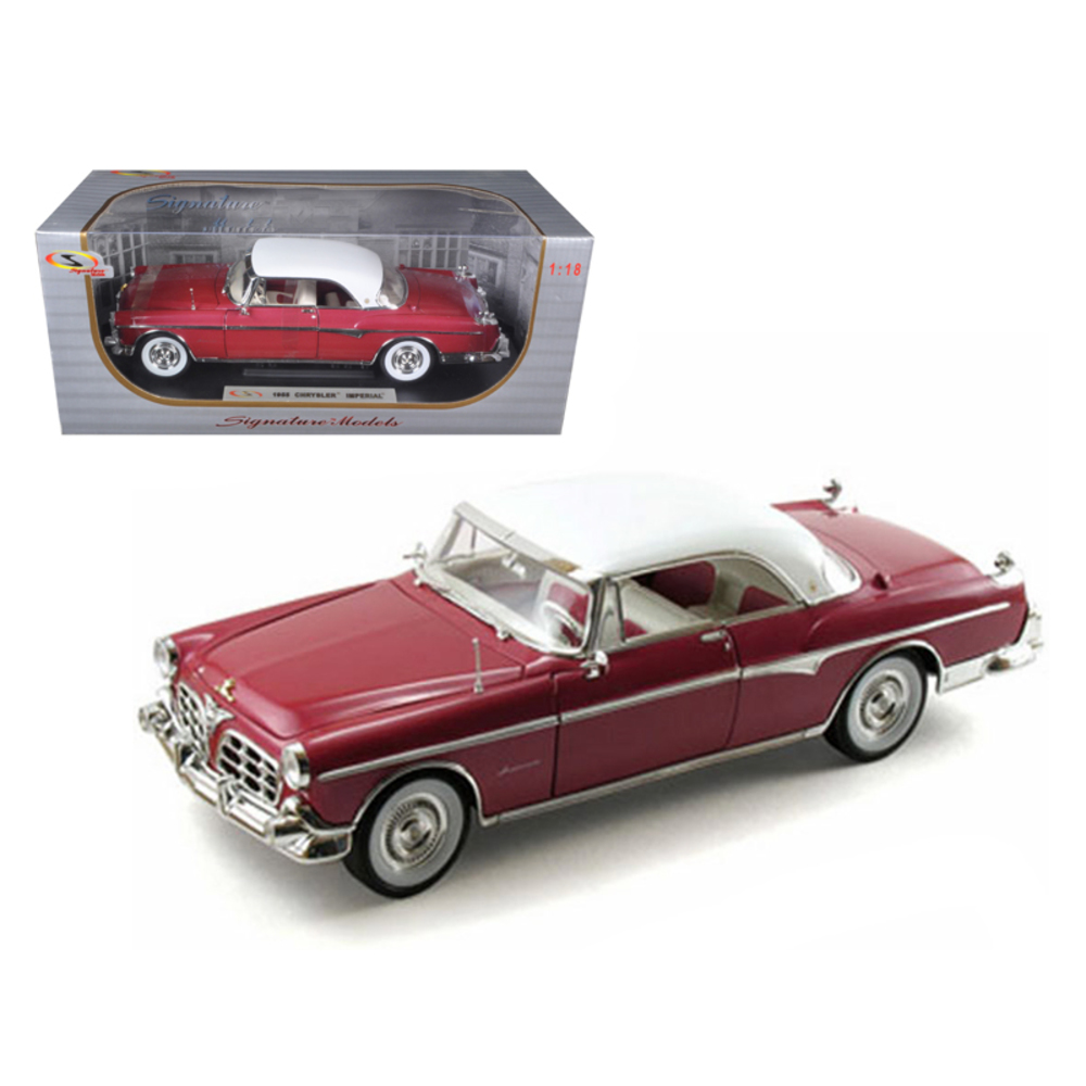 1955 Chrysler Imperial Canyon 1/18 Diecast Car Model by Signature Models 18111bur