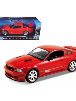 2007 Ford Mustang Shelby Saleen S281E Red 1/18 Diecast Model Car by Welly 12569r