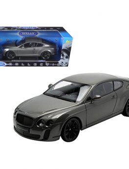 Bentley Continental Supersports Coupe Grey 1/18 Diecast Model Car by Welly 18038gry