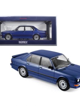 1987 BMW M535i Blue Metallic 1/18 Diecast Model Car by Norev 183267