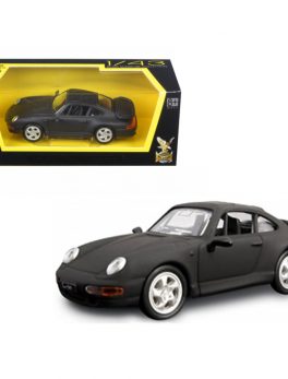 1996 Porsche 911 Turbo Matt Black 1/43 Diecast Model Car by Road Signature 94219MBK