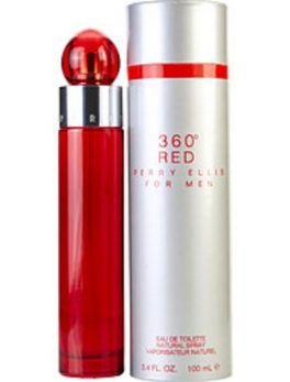Perry Ellis 360 Red Edt Spray 3.4 Oz For Men