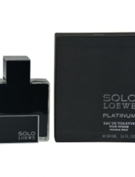 Solo Loewe Platinum Edt Spray 3.4 Oz For Men