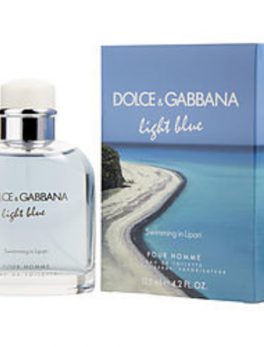 D and G Light Blue Swimming In Lipari Pour Homme Edt Spray 4.2 Oz (limited Edition) For Men