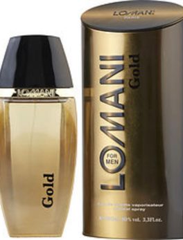 Lomani Gold Edt Spray 3.3 Oz For Men