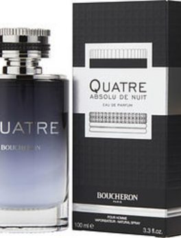 Boucheron Quatre Absolu De Nuit Eau De Parfum Spray 3.3 Oz For Men