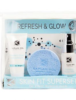 Kaplan Md Skin Fit Superset - Radiant Glow Microfoliant 1.3oz and Clarifying Facial Mist 1.3 Oz and Glow Giving Skincare Sponge For Women