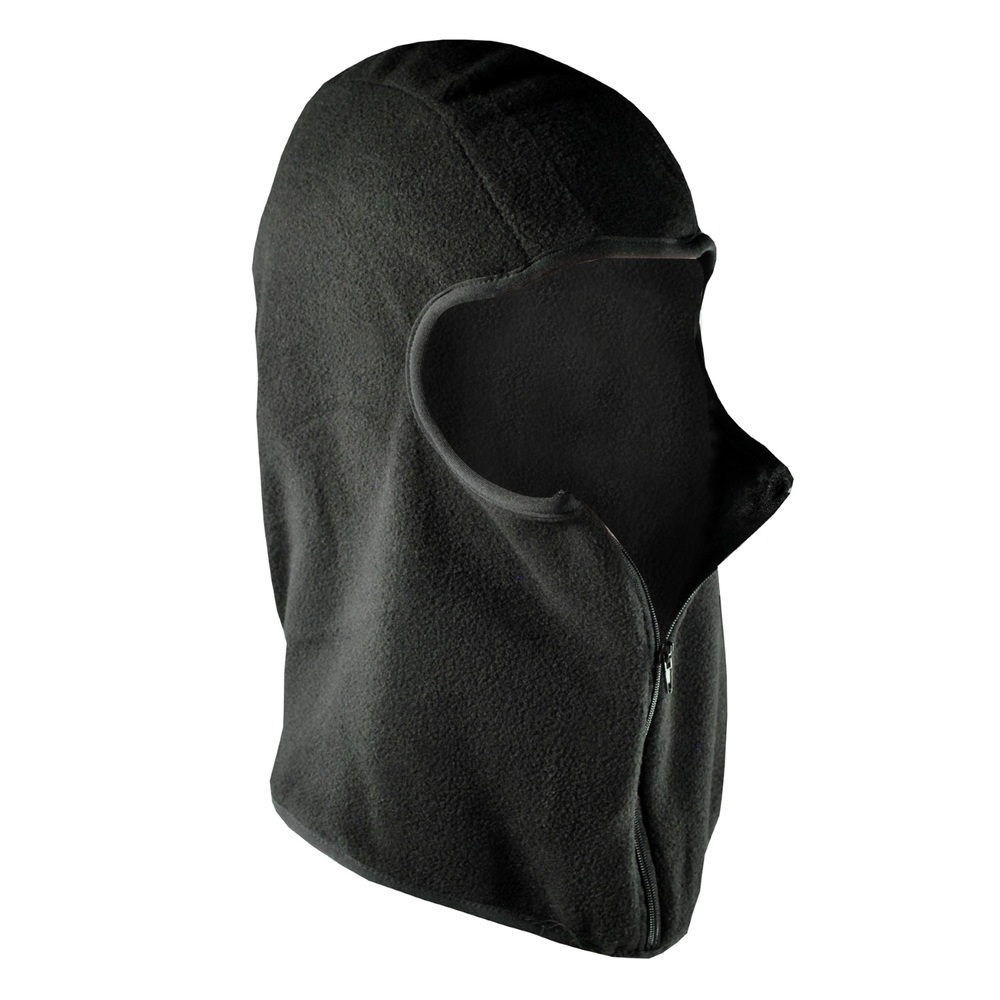 ZANheadgear Balaclava Microfleece with Zipper Black