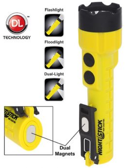 Nightstick X-Series Dual-Light w-Dual Magnets Yellow Body