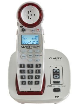 Clarity 59234.001 DECT 6.0 Extra-Loud Big-Button Speakerphone with Talking Caller ID