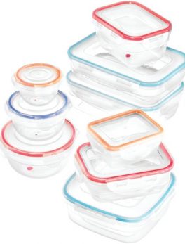 Lock and Lock by Starfrit 095141-002-0000 Lock and Lock Easy Match 18-Piece Set