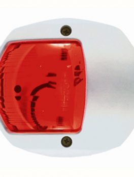 Perko LED Side Light - Red - 12V - White Plastic Housing