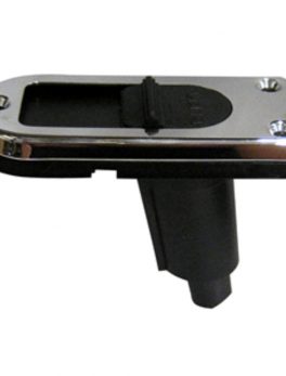 Perko Locking Collar Pole Light Mounting Base - 2 Pin - Chrome Plated