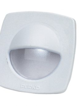 Perko LED Utility Light w/Snap-On Front Cover - White