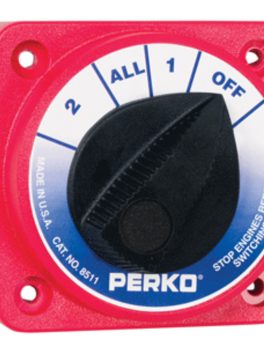 Perko Compact Medium Duty Battery Selector Switch w/o Key Lock