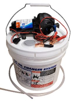 Jabsco DIY Oil Change System w/Pump and 3.5 Gallon Bucket