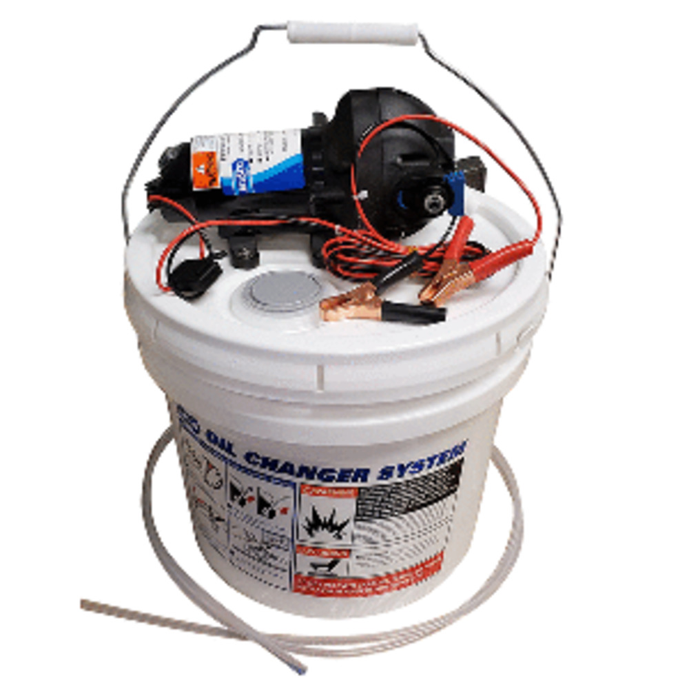 Jabsco DIY Oil Change System w/Pump and 3.5 Gallon Bucket