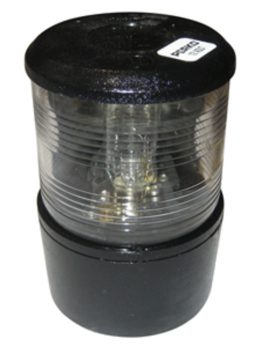 Perko Masthead Light f/Sail or Power Less Than 20M - 12VDC - Black Base Mount/White Light