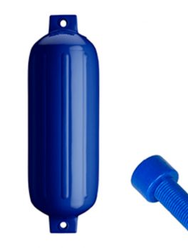 Polyform G-5 Twin Eye Fender 8.8" x 26.8" - Cobalt Blue w/Air Adapter