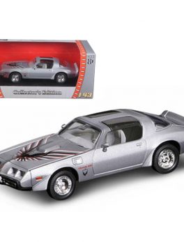 1979 Pontiac Firebird Trans Am Silver 1/43 Diecast Model Car by Road Signature 94239s