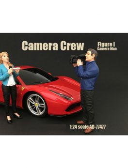 Camera Crew Figure I Camera Man For 1:24 Scale Models by American Diorama 77477