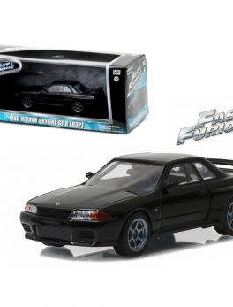 1989 Nissan Skyline GT-R (R32) Fast and Furious Fast 7 Movie (2015) 1/43 Diecast Model Car by Greenlight 86229