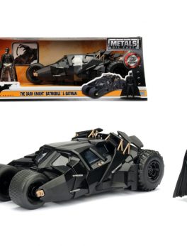 2008 The Dark Knight Tumbler Batmobile with Batman Diecast Figurine 1/24 Diecast Model Car by Jada 98261