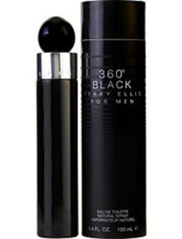 Perry Ellis 360 Black Edt Spray 3.4 Oz For Men