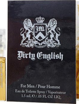 Dirty English Edt Spray Vial On Card For Men