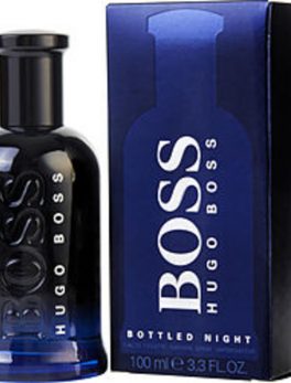 Boss Bottled Night Edt Spray 3.3 Oz For Men