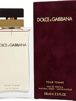 Dolce and Gabbana Pour Femme Eau De Parfum Spray 3.3 Oz (2012 Edition) For Women