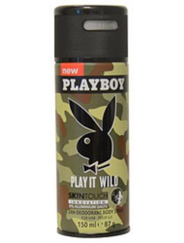 Playboy Play It Wild Deodorant Body Spray 5 Oz For Men