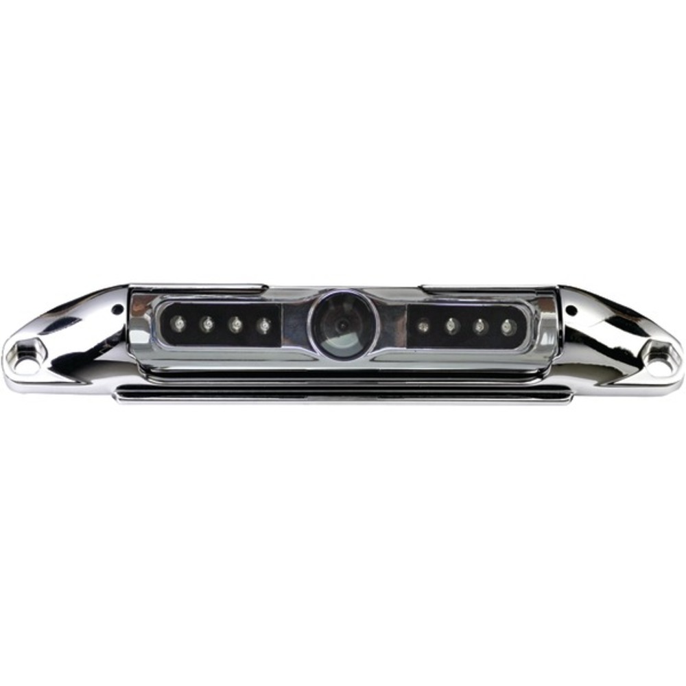 BOYO Vision VTL400CIR Bar-Type 140deg License Plate Camera with IR Night Vision and Parking-Guide Lines (Chrome)
