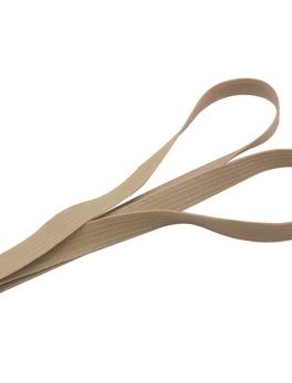 No Logo 79183 Colored Rubber Bands, 12 pk (Small, 25", Beige)