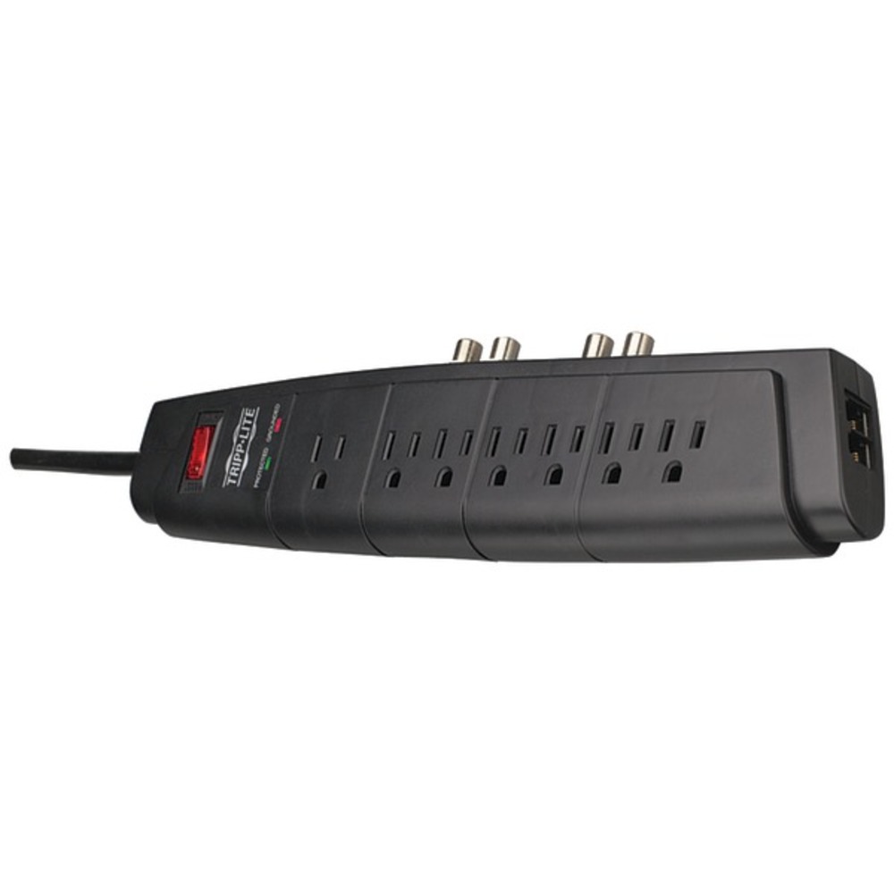 Tripp Lite HT706TSAT 7-Outlet Home Theater Surge Protector (Telephone and Dual Coaxial Protection)