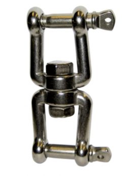 Quick SW10 Anchor Swivel - 10mm Stainless Steel Jaw Jaw Swivel - f/16-44lb. Anchors