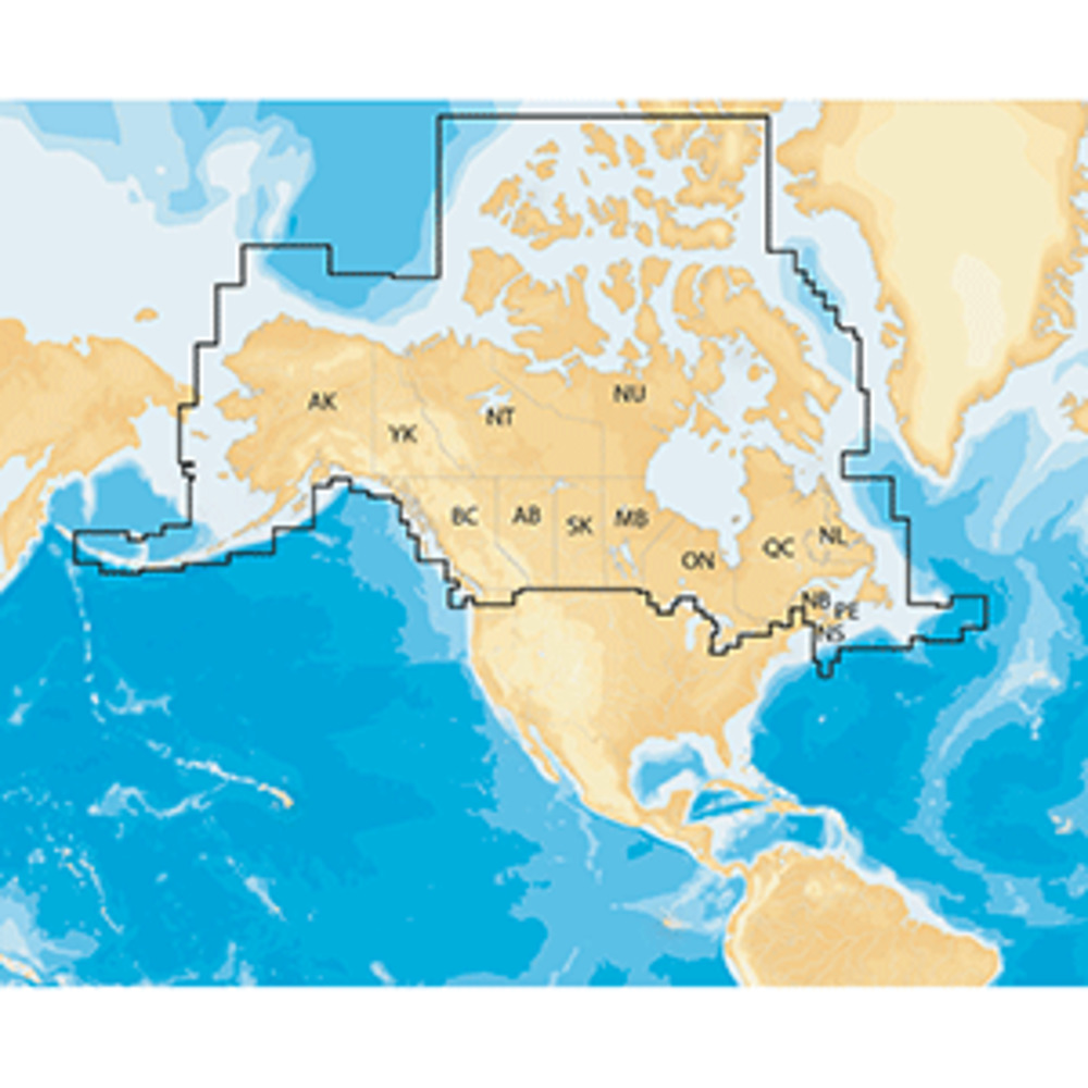 Navionics Navionics+ Regions - Canada and Alaska - Preloaded MSD Format