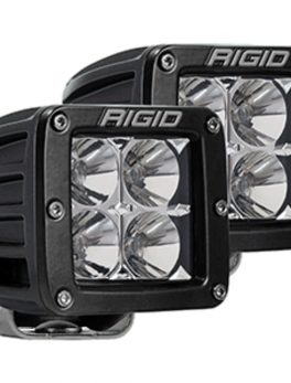 RIGID Industries D-Series PRO Hybrid-Flood LED - Pair - Black