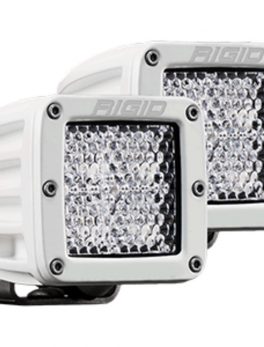 RIGID Industries D-Series PRO Hybrid-Diffused LED - Pair - White