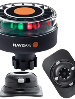 Navisafe Navilight Tricolor 2NM w/Navibolt Base and amp; RIB Mount - Black
