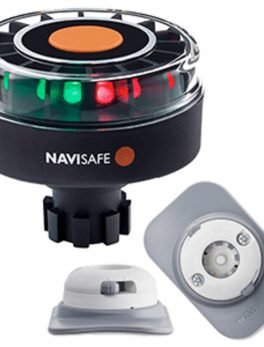 Navisafe Navilight Tricolor 2NM w/Navibolt Base and amp; RIB Mount - White