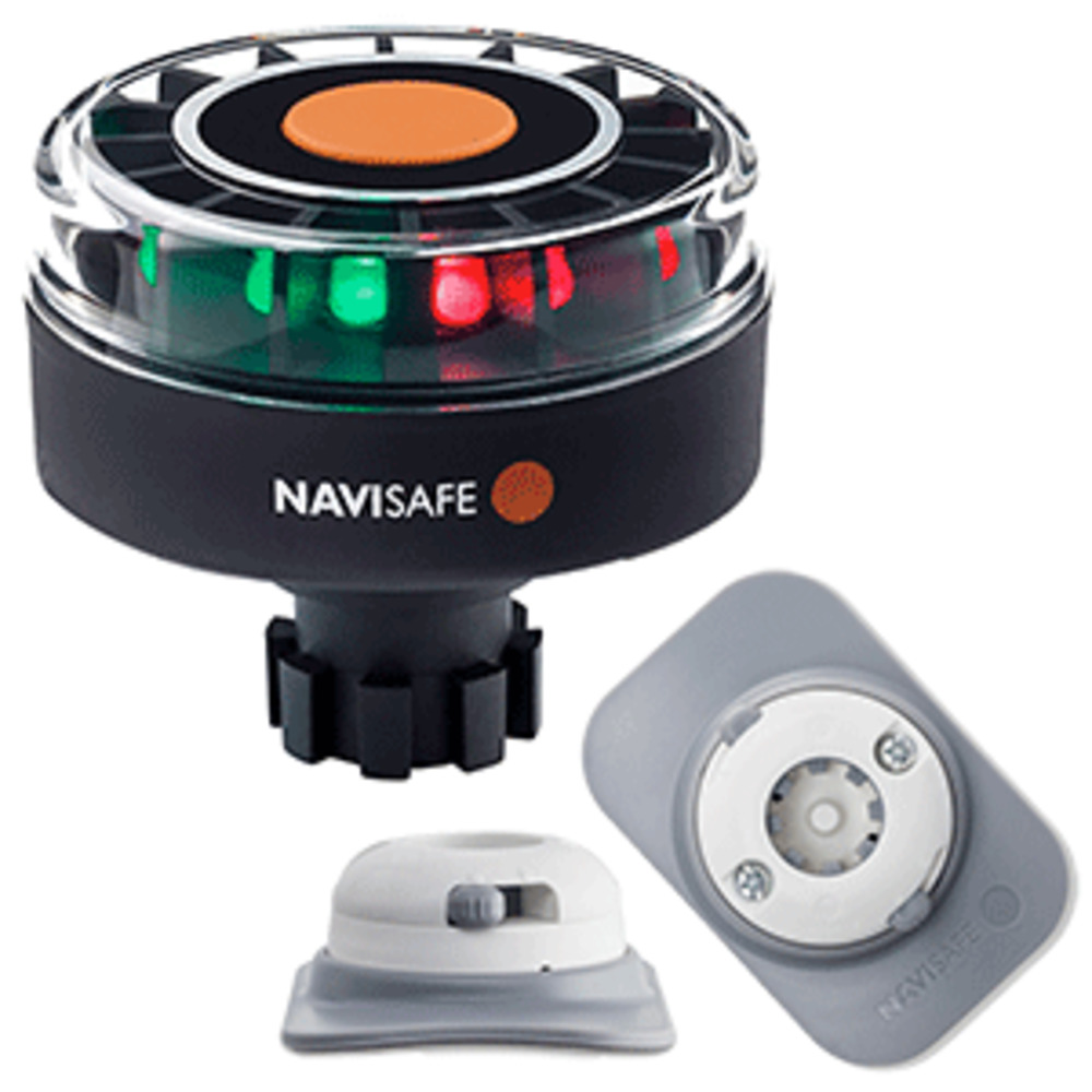 Navisafe Navilight Tricolor 2NM w/Navibolt Base and amp; RIB Mount - White