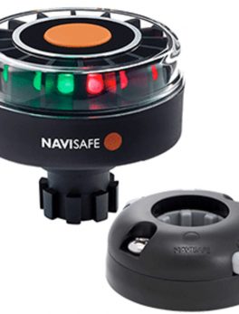Navisafe Navilight Tricolor 2NM w/Navibolt Base and amp; Horizontal Mount - Black