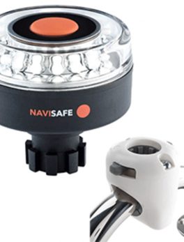 Navisafe Navilight 360 and deg; 2NM w/Navibolt Base and amp; Rail Mount - White