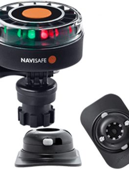 Navisafe Navilight 2NM Tricolor w/Navimount Base and amp; RIB Mount - Black