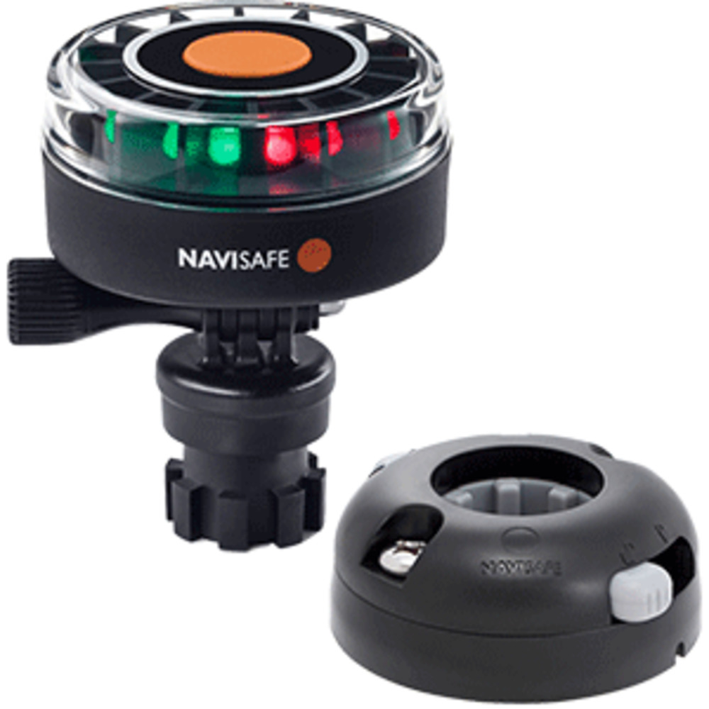 Navisafe Navilight 2NM Tricolor w/Navimount Base and amp; Horizontal Mount - Black
